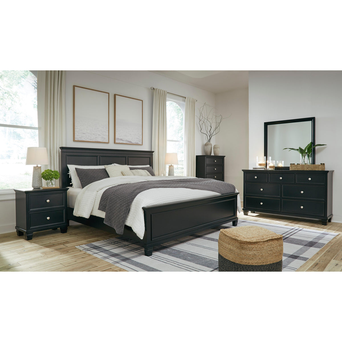Signature Design by Ashley Lanolee B687-92 Two Drawer Night Stand