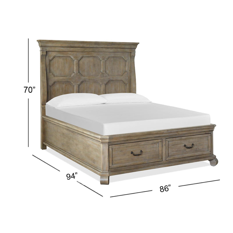 Magnussen Tinley Park California King Panel Bed with Storage B4646-63F/B4646-64H/B4646-73R IMAGE 4