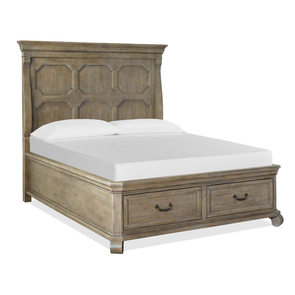 Magnussen Tinley Park Queen Panel Bed with Storage B4646-53F/B4646-53R/B4646-54H IMAGE 1