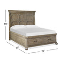 Magnussen Tinley Park Queen Panel Bed with Storage B4646-53F/B4646-53R/B4646-54H IMAGE 4
