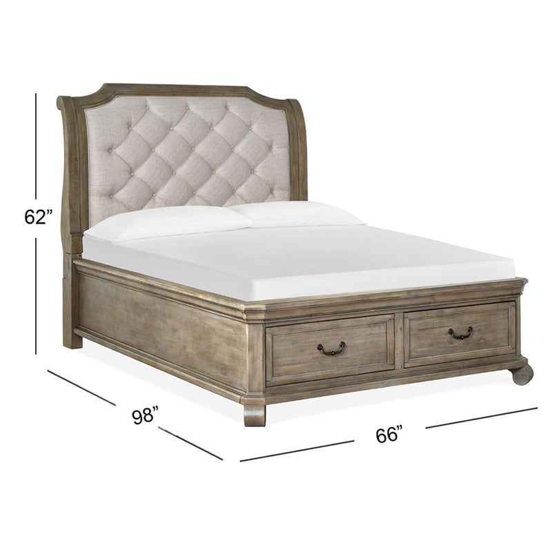 Magnussen Tinley Park Queen Sleigh Bed with Storage B4646-53F/B4646-53H/B4646-53R IMAGE 3