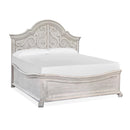  Magnussen Bronwyn B4436-65 Complete King Shaped Panel Bed IMAGE 1