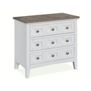  Magnussen Heron Cove B4400-01TT 2 Tone Drawer Nightstand (no touch lighting control) IMAGE 1