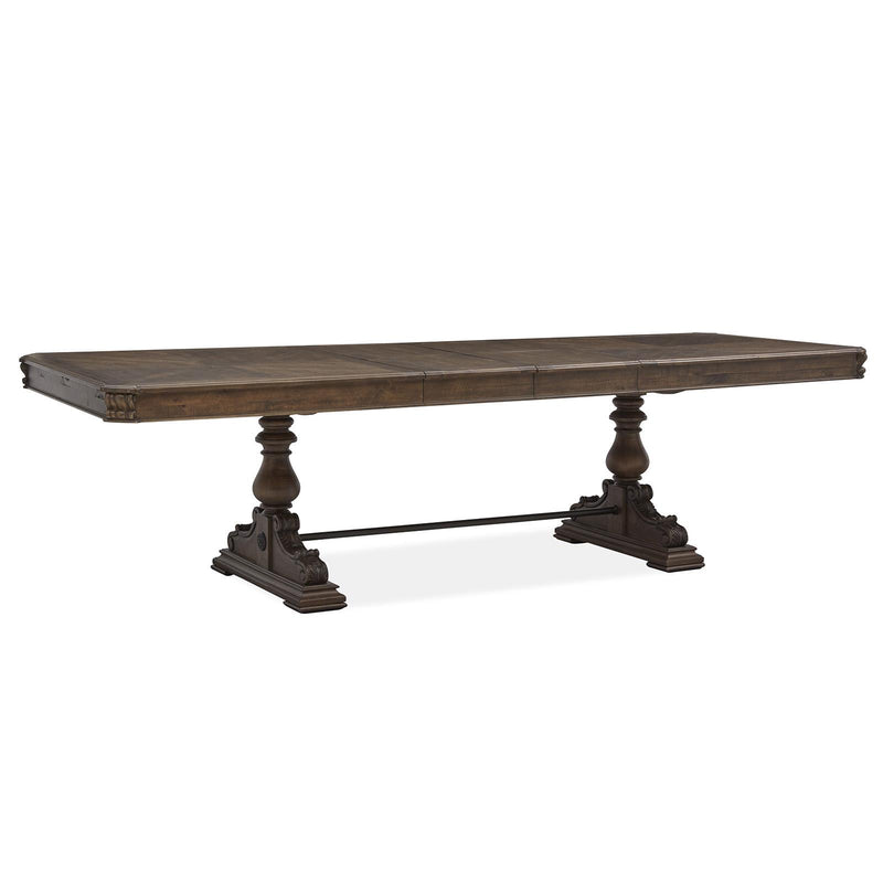 Magnussen Durango Dining Table with Trestle Base D5133-21B/D5133-21T IMAGE 2