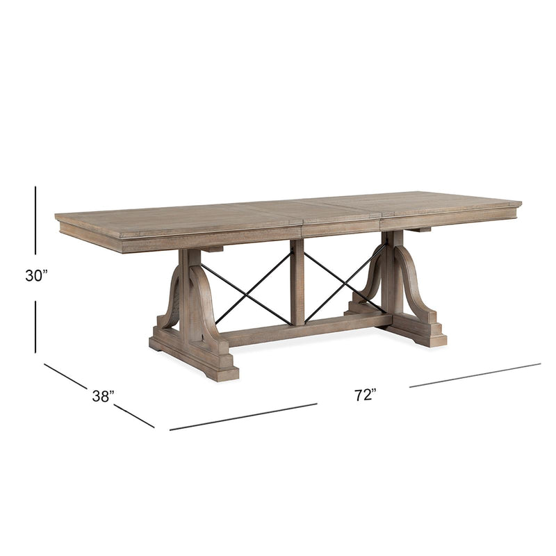 Magnussen Paxton Place Dining Table with Trestle Base D4805-25B/D4805-25T IMAGE 11