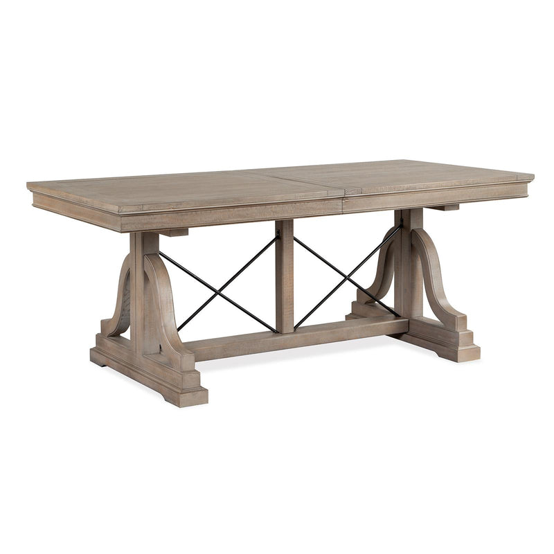 Magnussen Paxton Place Dining Table with Trestle Base D4805-25B/D4805-25T IMAGE 2