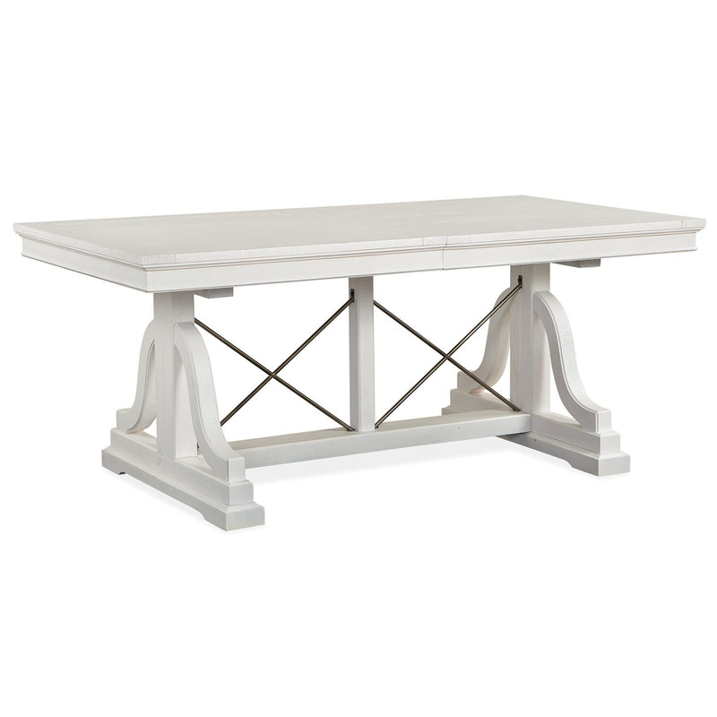Magnussen Heron Cove Dining Table with Trestle Base D4400-25B/D4400-25T IMAGE 2