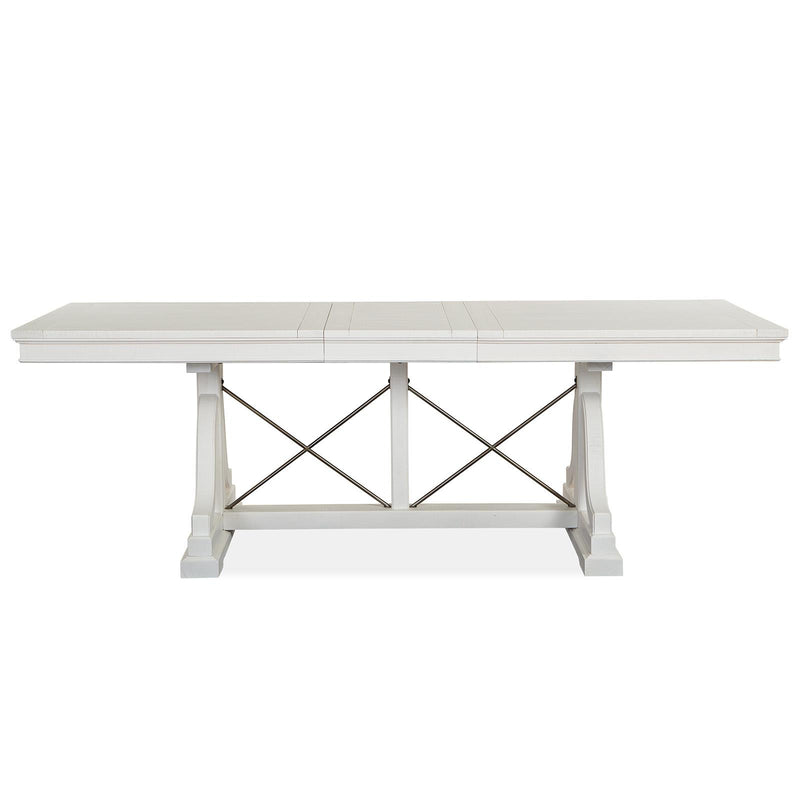 Magnussen Heron Cove Dining Table with Trestle Base D4400-25B/D4400-25T IMAGE 3