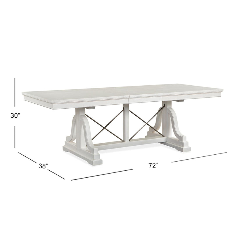 Magnussen Heron Cove Dining Table with Trestle Base D4400-25B/D4400-25T IMAGE 6