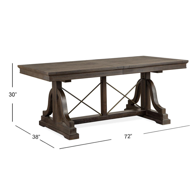 Magnussen Westley Falls Dining Table with Trestle Base D4399-25B/D4399-25T IMAGE 11