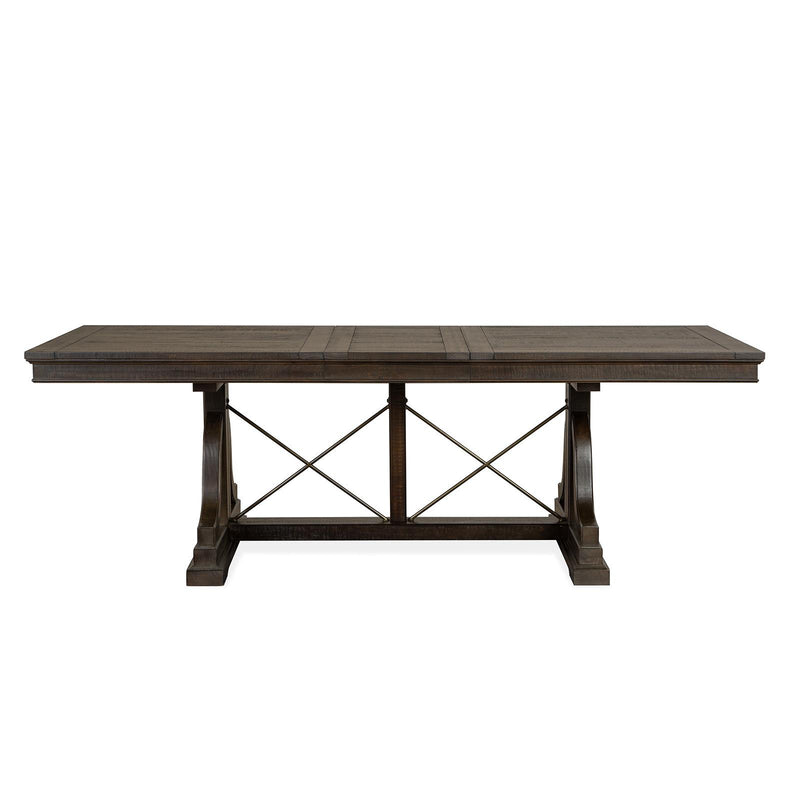 Magnussen Westley Falls Dining Table with Trestle Base D4399-25B/D4399-25T IMAGE 3