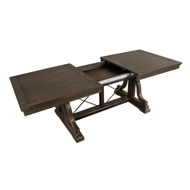 Magnussen Westley Falls Dining Table with Trestle Base D4399-25B/D4399-25T IMAGE 7