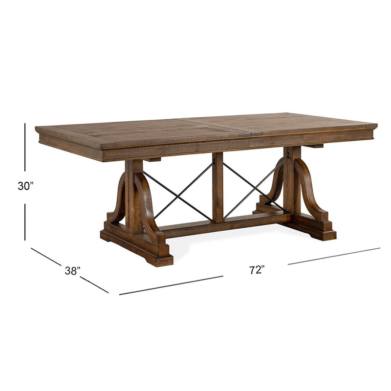 Magnussen Bay Creek Dining Table with Trestle Base D4398-25B/D4398-25T IMAGE 13