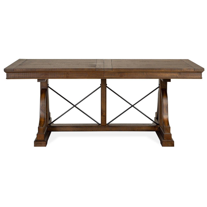 Magnussen Bay Creek Dining Table with Trestle Base D4398-25B/D4398-25T IMAGE 4