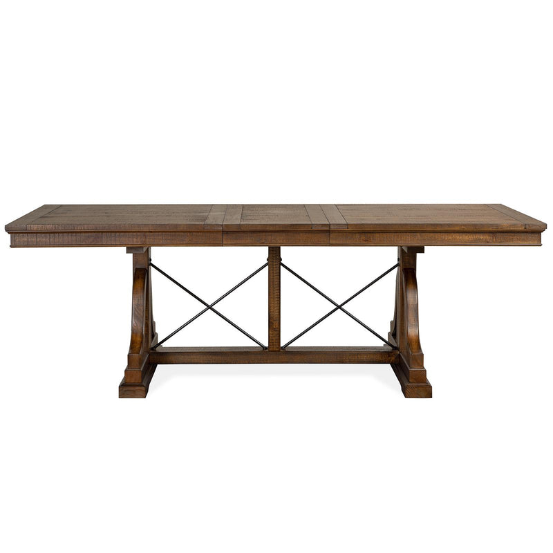 Magnussen Bay Creek Dining Table with Trestle Base D4398-25B/D4398-25T IMAGE 5