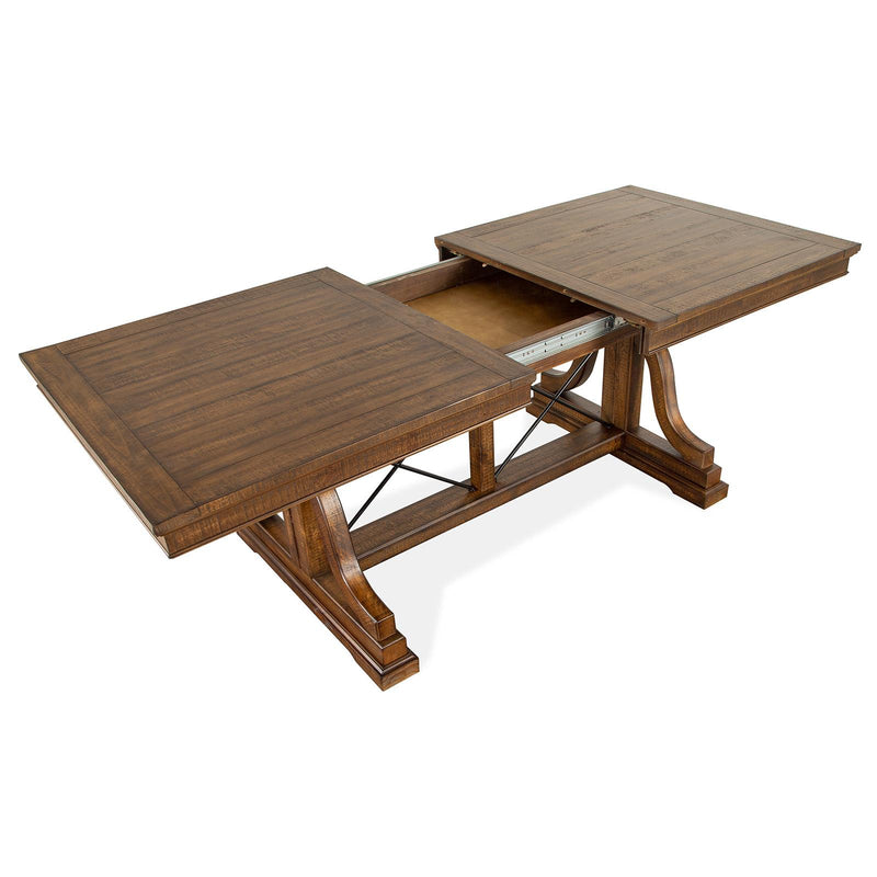 Magnussen Bay Creek Dining Table with Trestle Base D4398-25B/D4398-25T IMAGE 9
