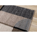  Kalora Interiors Breeze Cream Brown Grey Geometric Shapes Rug, 5'3" x 7'7" IMAGE 4