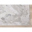  Kalora Interiors Cathedral Cream Grey Marble Pattern Chenille Rug, 7'10" x 10'10" IMAGE 5