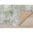  Kalora Interiors Cathedral Green Grey Cream Marble Rug, 7'10" x 10'10" IMAGE 6