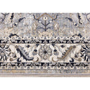  Kalora Interiors Samira Traditional Cream Blue Border Rug, 7'10" x 10'2" IMAGE 8