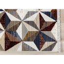  Kalora Interiors Samira Geometric Star Rug, 5'3" x 7'10" IMAGE 5