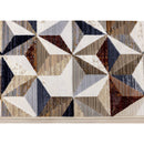  Kalora Interiors Samira Geometric Star Rug, 5'3" x 7'10" IMAGE 8
