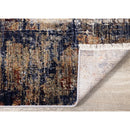  Kalora Interiors Serene Red Blue Beige Layered Distressed Rug, 7'10'' x 10'2'' IMAGE 6