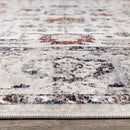  Kalora Interiors Serene Cream Blue Intricate Border Rug, 7'10'' x 10'2'' IMAGE 9