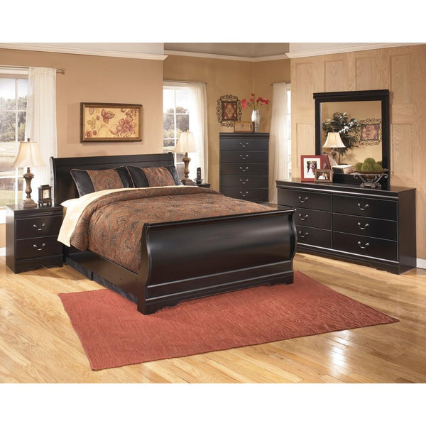 Signature Design by Ashley Huey Vineyard B128 7 pc Full Sleigh Bedroom Set IMAGE 1