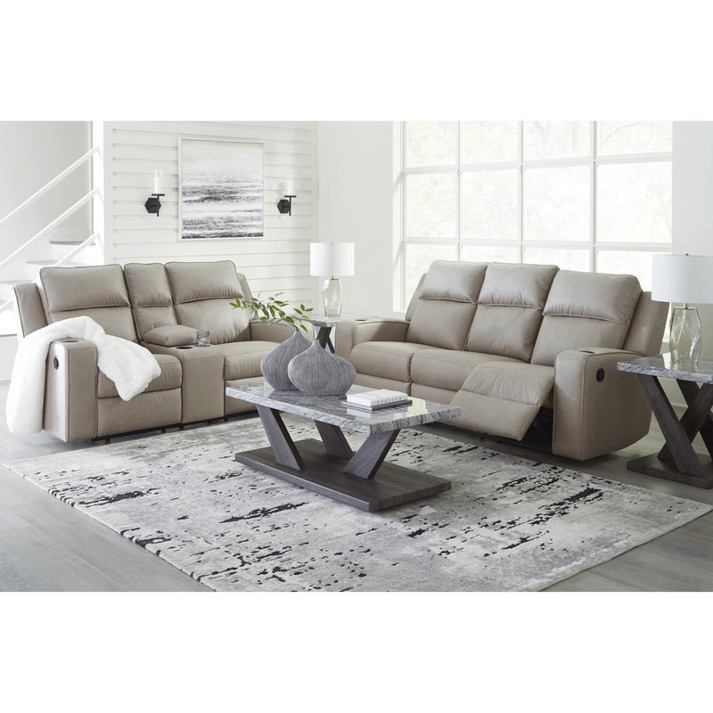 Signature Design by Ashley Lavenhorne Reclining Leather Look Loveseat 6330794C IMAGE 10