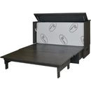  Cabinet Bed Aztec Queen Cabinet Bed - Grey IMAGE 4