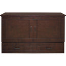  Cabinet Bed Aztec Queen Cabinet Bed - Espresso IMAGE 1