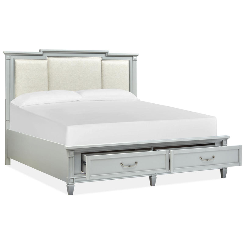 Magnussen Glenbrook California King Upholstered Panel Bed with Storage B5668-65F/B5668-65H/B5668-75R IMAGE 2