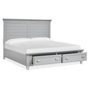 Magnussen Charleston California King Panel Bed with Storage B5611-64HGY/B5611-64SFGY/B5611-74RGY IMAGE 2