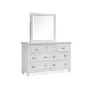 Magnussen Charleston Landscape Dresser Mirror B5611-40WH IMAGE 1