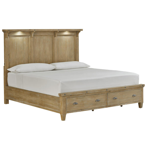 Magnussen Lynnfield California King Panel Bed with Storage B5487-64SF/B5487-67H/B5487-74R IMAGE 1