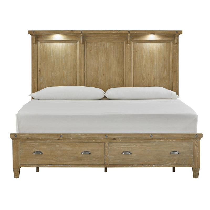 Magnussen Lynnfield Queen Panel Bed with Storage B5487-54R/B5487-54SF/B5487-57H IMAGE 2