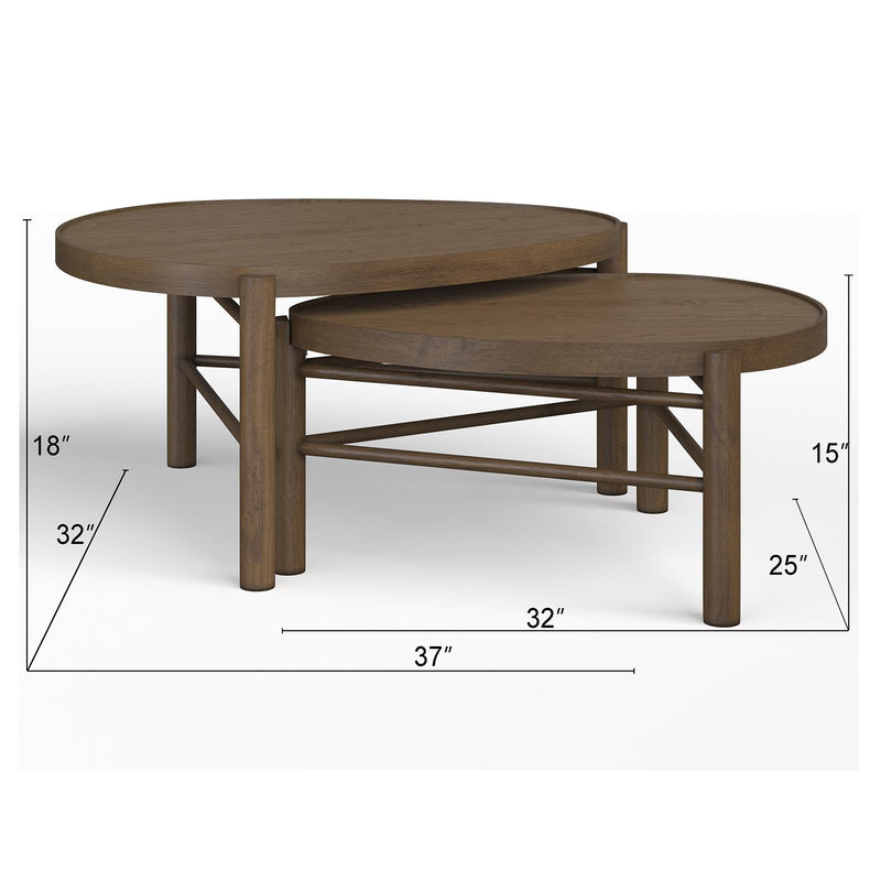 Magnussen Hadleigh Cocktail Table T5558-52 IMAGE 2