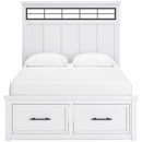 Signature Design by Ashley Ashbryn Queen Panel Bed with Storage B844-57/B844-54S/B844-97 IMAGE 2