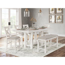  Signature Design by Ashley Robbinsdale D642-09 Double Counter Upholstered Bench IMAGE 12