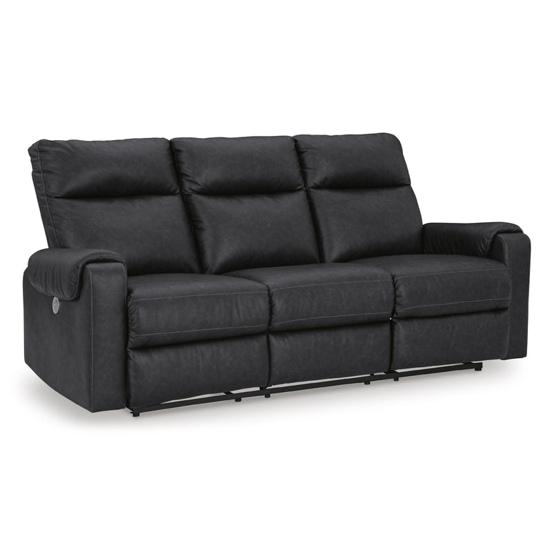 Signature Design by Ashley Axtellton Power Reclining Leather Look Sofa 3410587C IMAGE 1