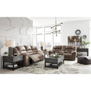 Signature Design by Ashley Stoneland Reclining Leather Look Sofa 3990588C IMAGE 7