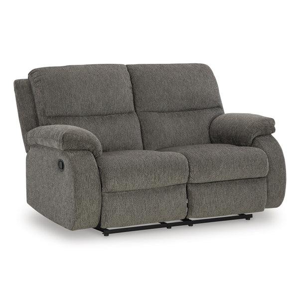 Signature Design by Ashley Scranto Reclining Fabric Loveseat 6650286C IMAGE 1