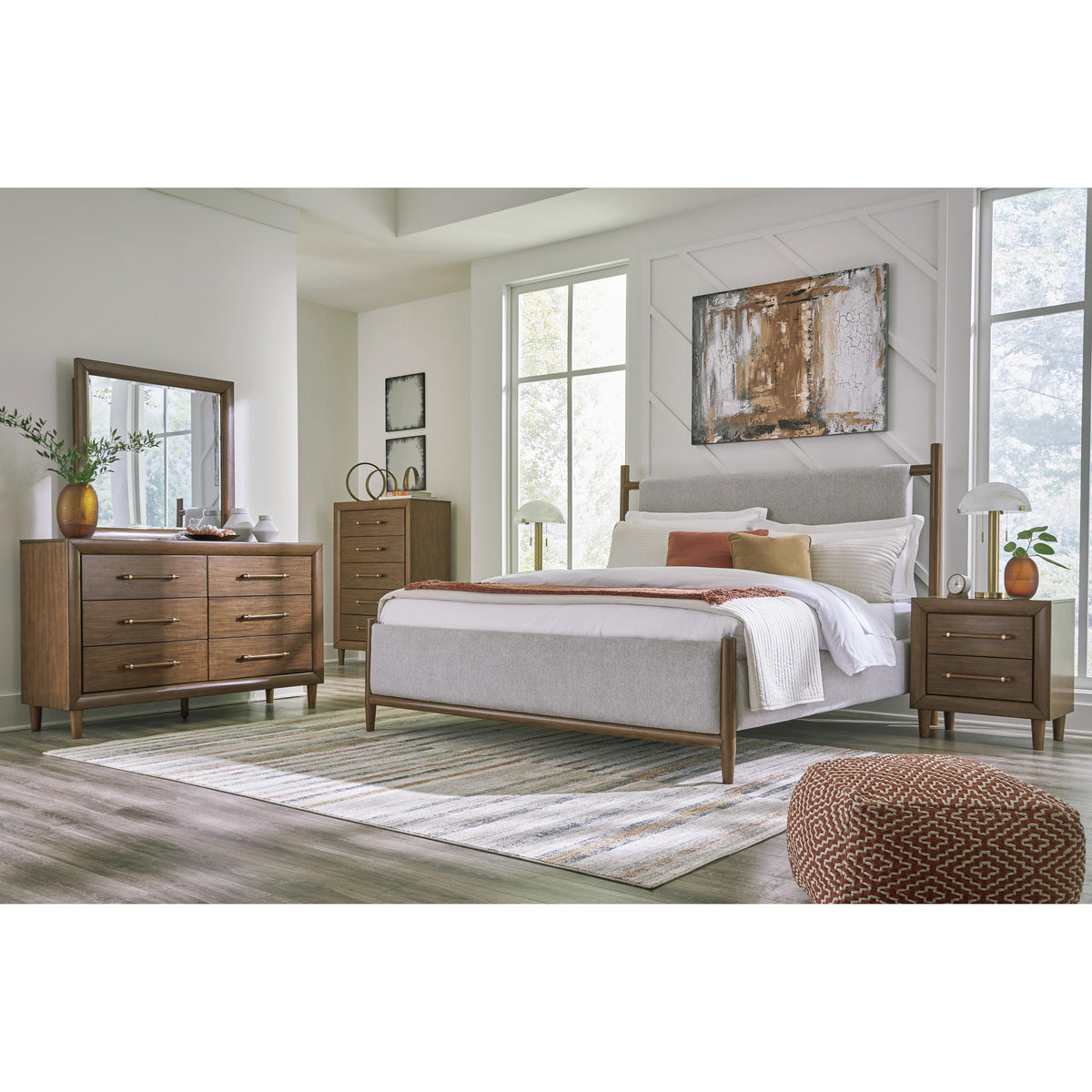 Signature Design by Ashley Lyncott B615B6 King Upholstered Bed