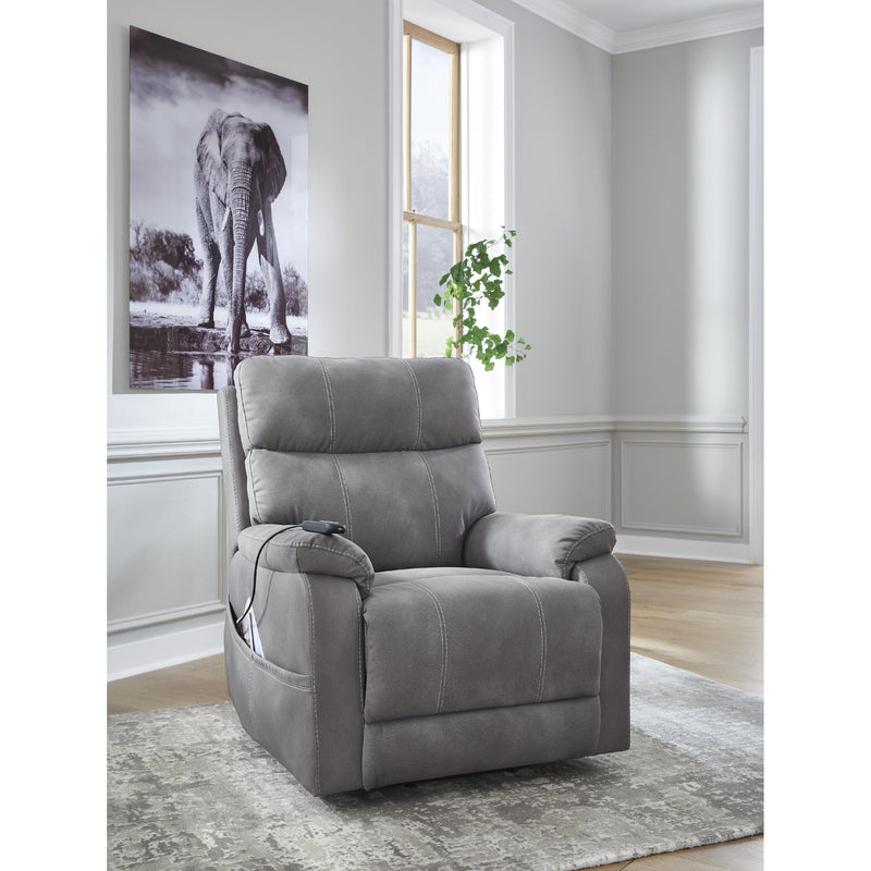 Signature Design by Ashley Next-Gen Durapella Power Leather Look Recliner 4070812 IMAGE 7