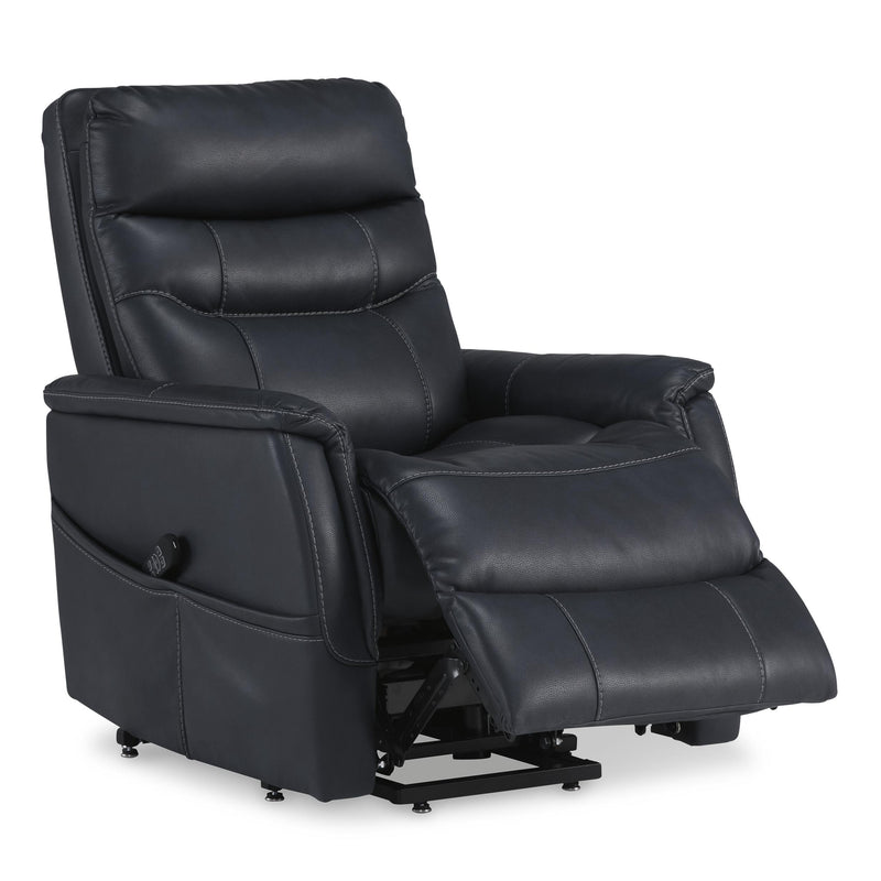 Signature Design by Ashley Strawbill Power Leather Look Recliner 6391012 IMAGE 2