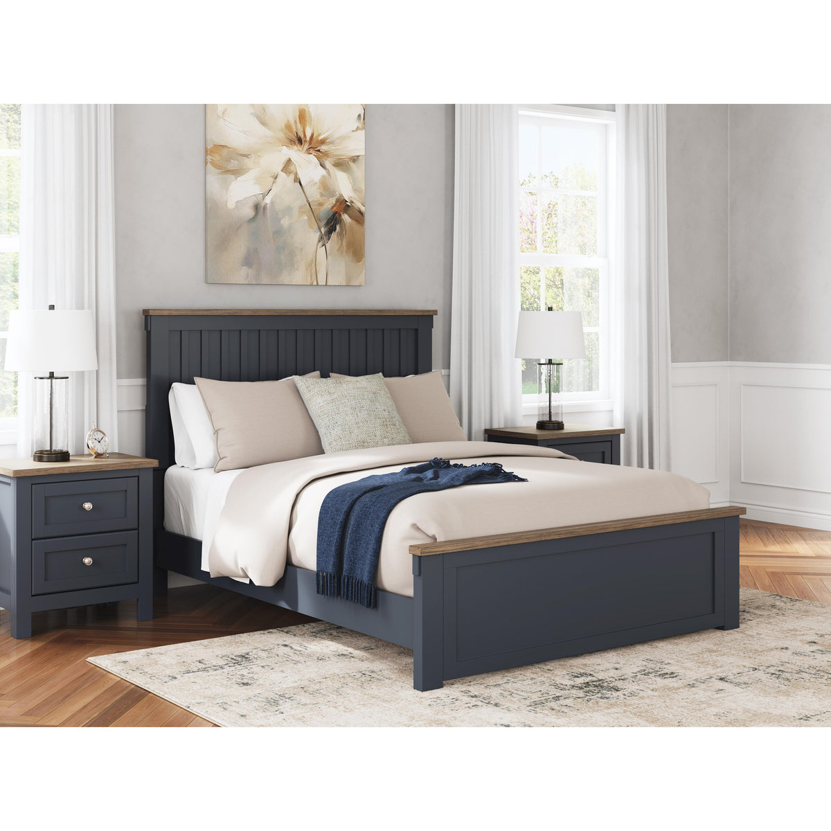 Signature Design by Ashley Landocken B414B10 Queen Panel Bed