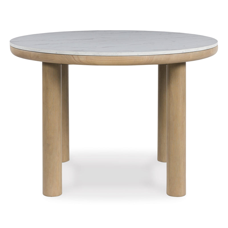Signature Design by Ashley Round Sawdyn Dining Table D427-15 IMAGE 2
