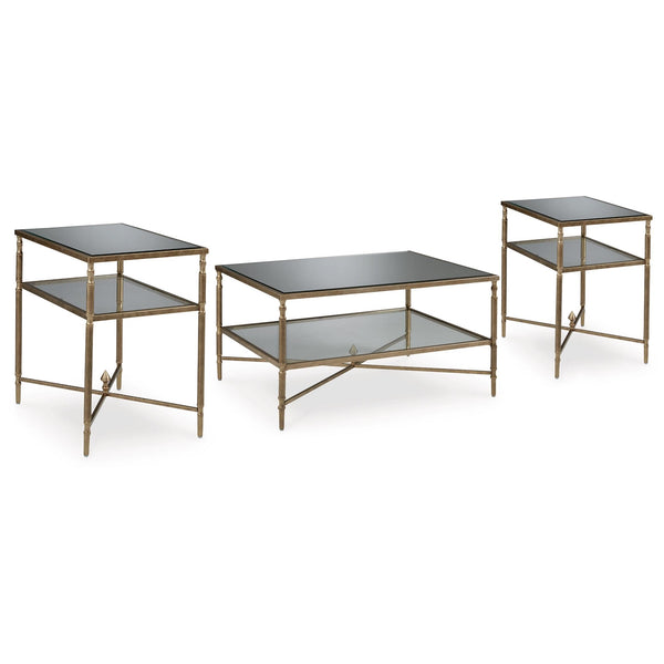 Signature Design by Ashley Cloverty Occasional Table Set T440-1/T440-3/T440-3 IMAGE 1