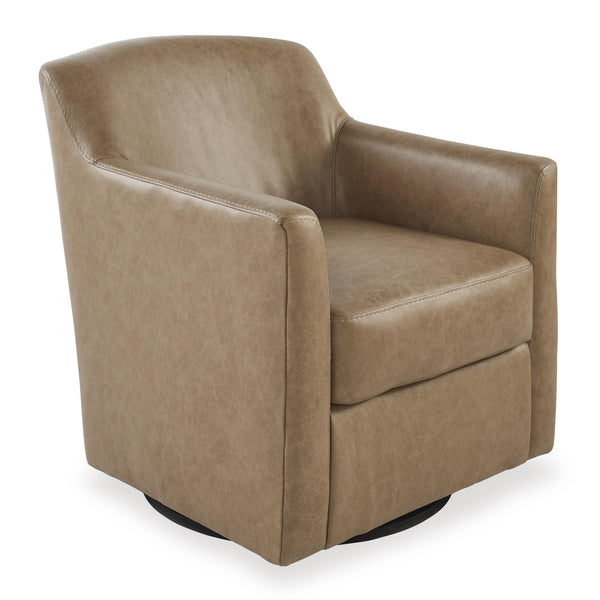 Signature Design by Ashley Bradney Swivel Leather Match Accent Chair A3000323C IMAGE 1